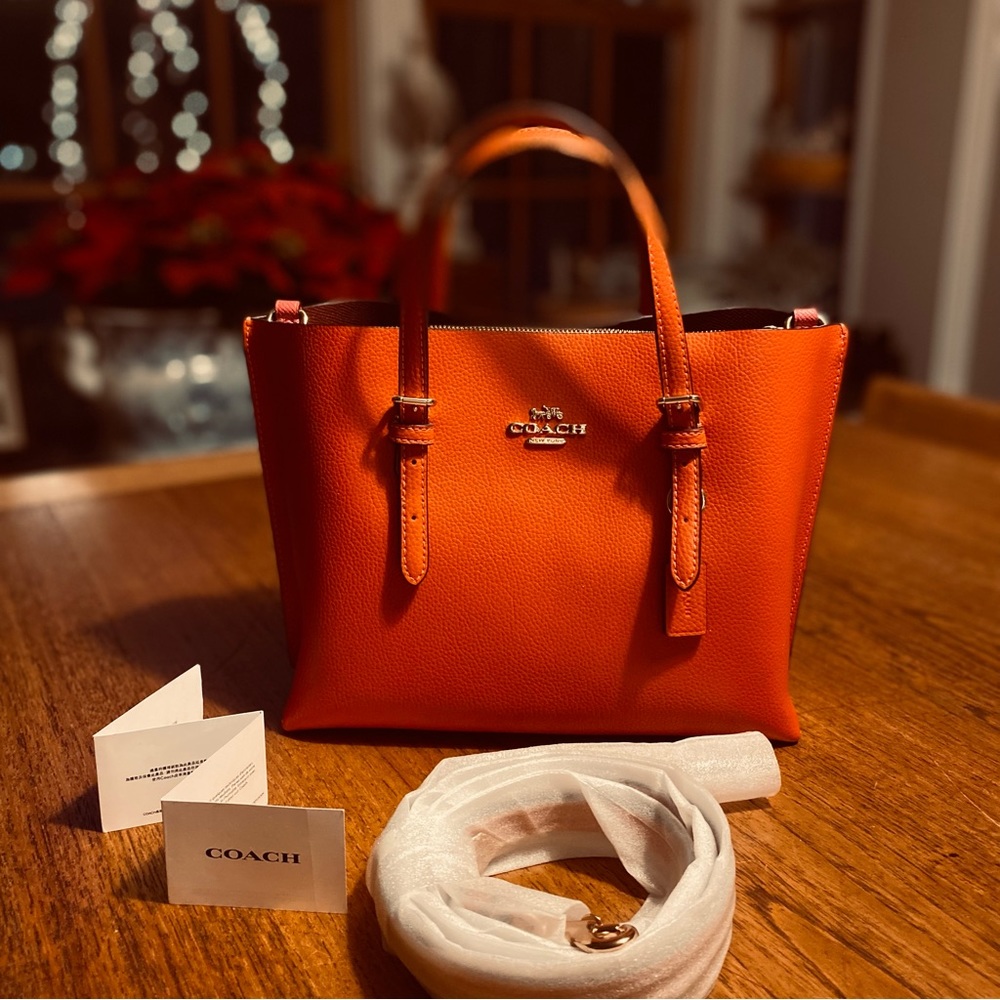 Coach Mollie 25 Satchel/Tote, Mango